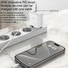 Yesido YC70 65W Type-C, USB, 8 Pin Reverse GaN Fast Charger with Type-C to 8 Pin Cable(EU Plug)