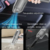 SUITU ST-6671 Wireless Car Vacuum Cleaner Small Handheld Blowing and Suction Dual Use, Style: Brushless Silver Gray+Floor Brush