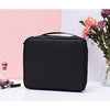 Cosmetic Bag Large Capacity Simple Wash Bag Travel Waterproof Portable Cosmetic Storage Bag, Style:Net Pocket(Black)