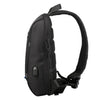 Kingsons KS3165 Crossbody One-Shoulder Computer Backpack Leisure School Bag(Black)