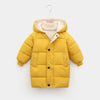 JT-1001 Children Thickened Windproof And Warm Cotton Clothes Coat, Size: 100(Yellow)