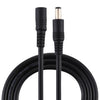 8A 5.5 x 2.1mm Female to Male DC Power Extension Cable(Black)