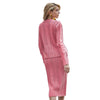 Women V-neck Sweater Half-body Skirt Two-piece Knitting Suit, Size: XL(Black)