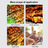 10pcs Outdoor Lamb Kebab Barbecue Stainless Steel Skewers