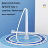 Children Speed Skipping Sports Rope, Style: 2 Sections 2.4m (White Blue)
