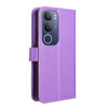 For vivo Y19s 4G Diamond Texture Leather Phone Case(Purple)