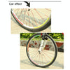 OQSPORT 12 PCS Bicycle Wheel Spoke Reflector Reflective Mount Clip Tube Warning Light Strip(Yellow)