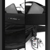 WEPOWER Men Crossbody Bag Multi-Functional Sports Waist Bag Outdoor Small Shoulder Bag(Black)