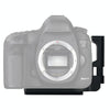 Vertical Shoot Quick Release L Plate Bracket Base Holder for Canon 5D Mark III(Black)