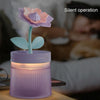 Flower Spray Hhydrating Colorful Atmosphere Light USB Aromatherapy Humidifier, Color: Sunflower Purple