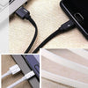 REMAX RC-094i 2m 2.4A USB to 8 Pin Aluminum Alloy Braid Fast Charging Data Cable (White)