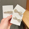 10pcs Pearl Rhinestone Hair Clip Side Bangs Hair Headdress(LD192 Rabbit)