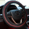 Universal Car Steering Wheel Ice Silk Non-slip Breathable Protective Cover(Red Black)