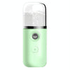 30ml Handheld Alcohol Disinfectant Instrument USB Interface Hydration Meter Humidifier, Color: Green