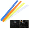 4 PCS Bike Bicycle Cycling Band Arm Leg Pant Reflective Strap Belt Safety Reflector(Yellow)
