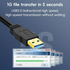 USB 3.0 Male To USB 3.0 Male Double End USB Cable, Length:0.3m(Black)