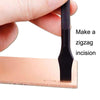 ER018 Card Position Cut Cowhide Leather Word Cut DIY Tool, Size: 3mm