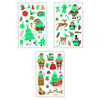 10pcs Christmas Glow Waterproof Cartoon Tattoo Sticker(WS-K123)