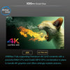 X96 Max 4K Ultra HD Media Player Smart TV Box with Remote Controller, Android 8.1, Amlogic S905X2 Quad Core ARM Cortex-A53 up to 2GHz, 4GB+64GB, Support TF Card, RJ45, Dual Band WiFi, Bluetooth(Black)
