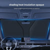 Car Windshield Sun Protection Heat Insulation Special-shaped Sunshade, Size: Large