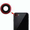 iPhone 8 Back Camera Bezel & Lens Cover - Red