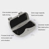 Multifunctional Car Glasses Box Car Sunshine Board Tickets Glasses Clamp(Grey)