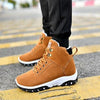Men Snow Boots Warm Fur Winter Boots Men Winter Boots, Shoe Size:41(Yellow)