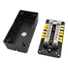 CP-3158 300A 12-48V RV Yacht Modified Double Row 12-way M6 Terminal Busbar with 12pcs Terminals