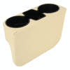 Car Seat Crevice Storage Box Cup Drink Holder Auto Pocket Stowing Tidying for Phone Pad Card Coin Case Car Accessories(Khaki)