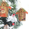 Christmas Wooden Creative House Accessories Scene Decoration(Snowman)