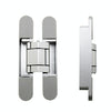 Three-Dimensional Adjustable Cross Hinge Folding Door Concealed Hinge, Specification: No. 4 Sand Silver 80kg