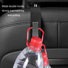 Car Multifunctional Hidden Hook Seat Back Storage Hook(Orange)