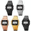 SKMEI 1952 Resin Mirror ABS Case Waterproof Electronic Watch(Black PU belt)