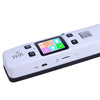 iScan02 WiFi Double Roller Mobile Document Portable Handheld Scanner with LED Display,  Support 1050DPI  / 600DPI  / 300DPI  / PDF / JPG / TF(White)