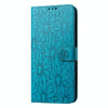 For Samsung Galaxy A23 5G Daisy Embossed Leather Phone Case(Blue)