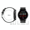 ZL02 Heart Rate Monitoring Pedometer Smart Watch(Black)