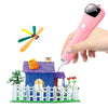 3D Printing Pen Low Temperature Painting Pen With 80m PCL(Pink)