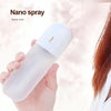 Nano Spray Handheld Facial Beauty Moisture Meter Air Humidifier Portable Automatic Alcohol Sprayer, Color:Pink (Built-in Battery)