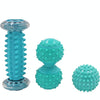Massage Ball Plantar Fascia Ball Muscle Relaxation Fitness Ball Hand Holding Ball,Style: Green Foot Bottom + Bump Peanut Ball + 7cm Tattan