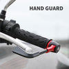2 Pairs BSDDP B038 Motorcycle Hand Protection Bow ABS Adjustable Protection Rod(Black)