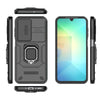 For Samsung Galaxy A26 5G Sliding Camshield TPU + PC Shockproof Phone Case with Holder(Black)