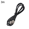 3m BNC Male to Male Coaxial Cable - 250V Shielded Video Jumper