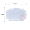 2 PCS Car Interior Decoration Anti-slip Mat PVC Soft Rubber Coaster Placemat(Time Blue)