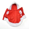 XS Red Santa Dog Costume Christmas Coat - Small Dogs