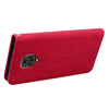 For Xiaomi Redmi Note 9S Frosted Business Magnetic Horizontal Flip PU Leather Case with Holder & Card Slot & Lanyard(Red)