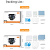 For DJI Air 3S Sunnylife Tempered Glass Film Lens Protector, Quantity:2 Sets(Transparent)