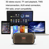 X7 Outdoor Portable Dual Speaker Wireless Bluetooth Retro Portable Speaker(White)