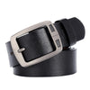 Dandali XX827 Men Retro Pin Buckle Leather Belt Waistband, Length: 125cm (Black)