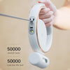 Retractable Dog Lead 3m LED Light USB Rechargeable White - Small/Medium