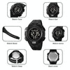 SKMEI 2078 Multifunctional Men 50M Waterproof Sports Fashion Digital Wrist Watch(Black Blue)